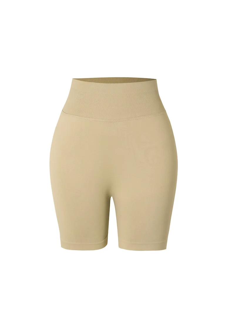Colanti scurti pentru fitness Blaze, Bej