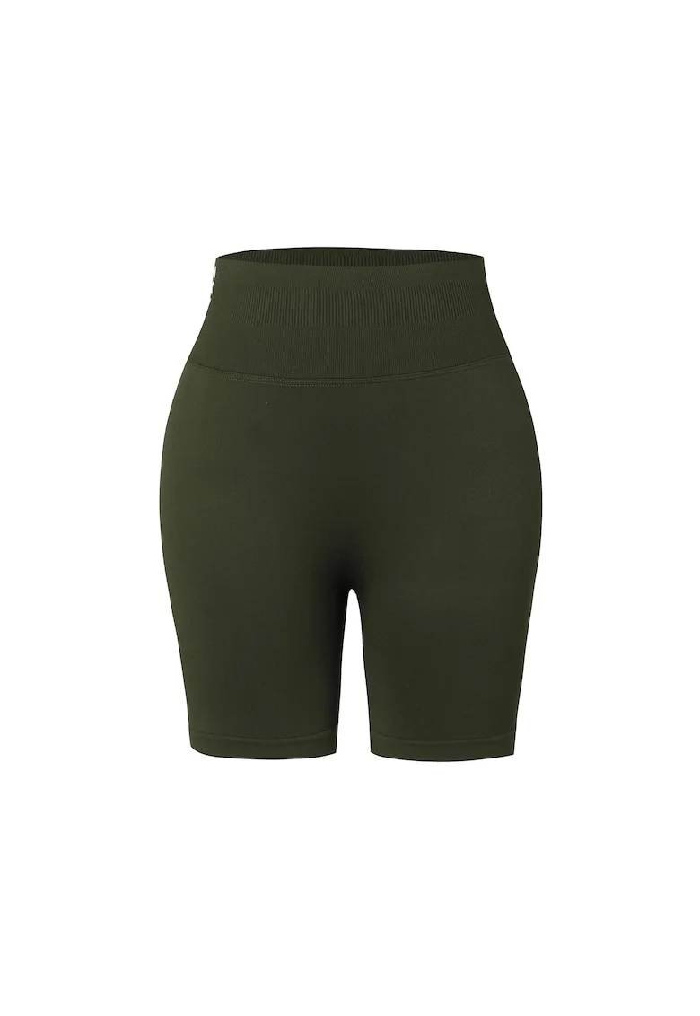 Colanti scurti pentru fitness Blaze, Verde inchis