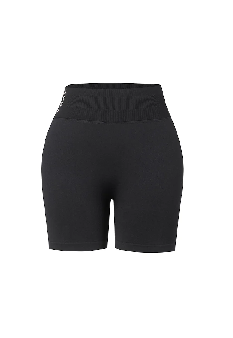 Colanti scurti pentru fitness Blaze, Negru