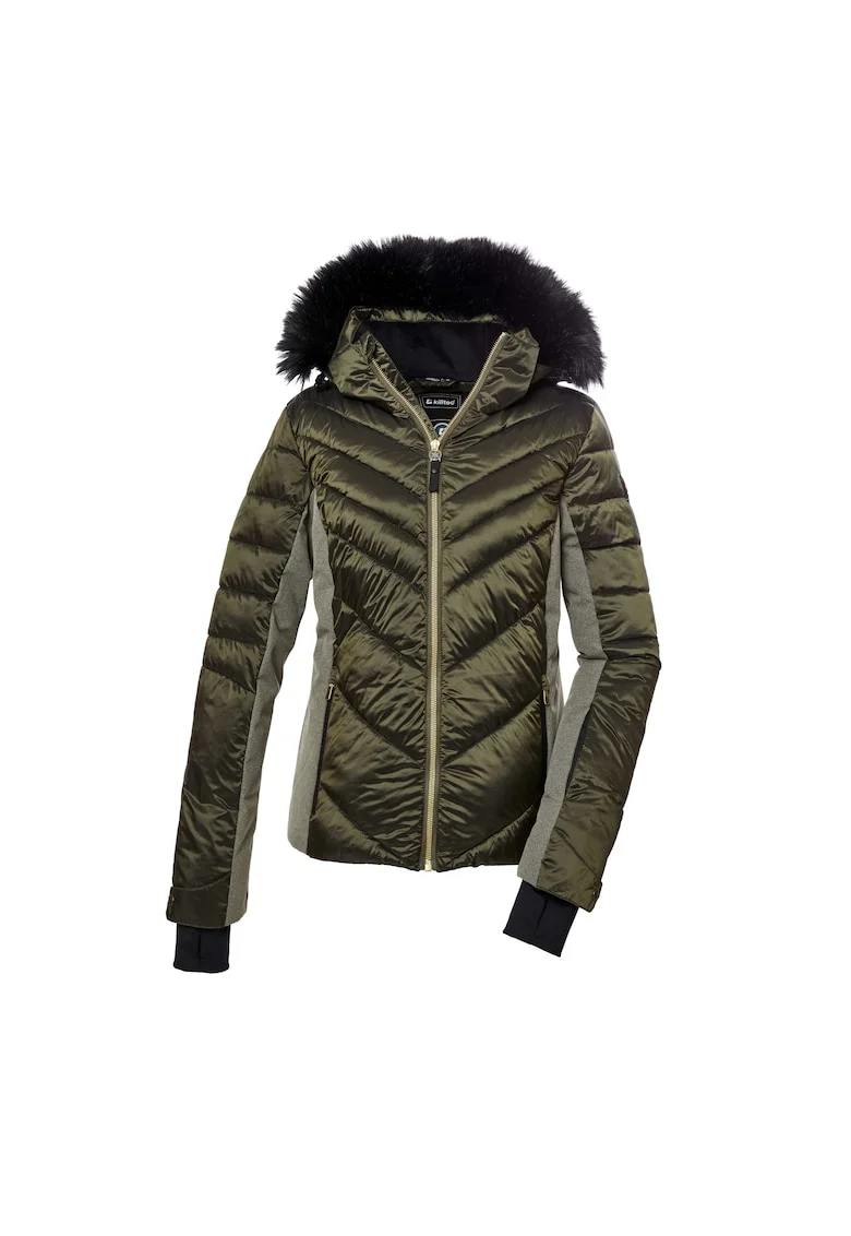 Jacheta KSW 104 Wmn Ski Jckt, Verde masliniu