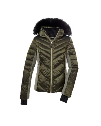 Jacheta KSW 104 Wmn Ski Jckt, Verde masliniu