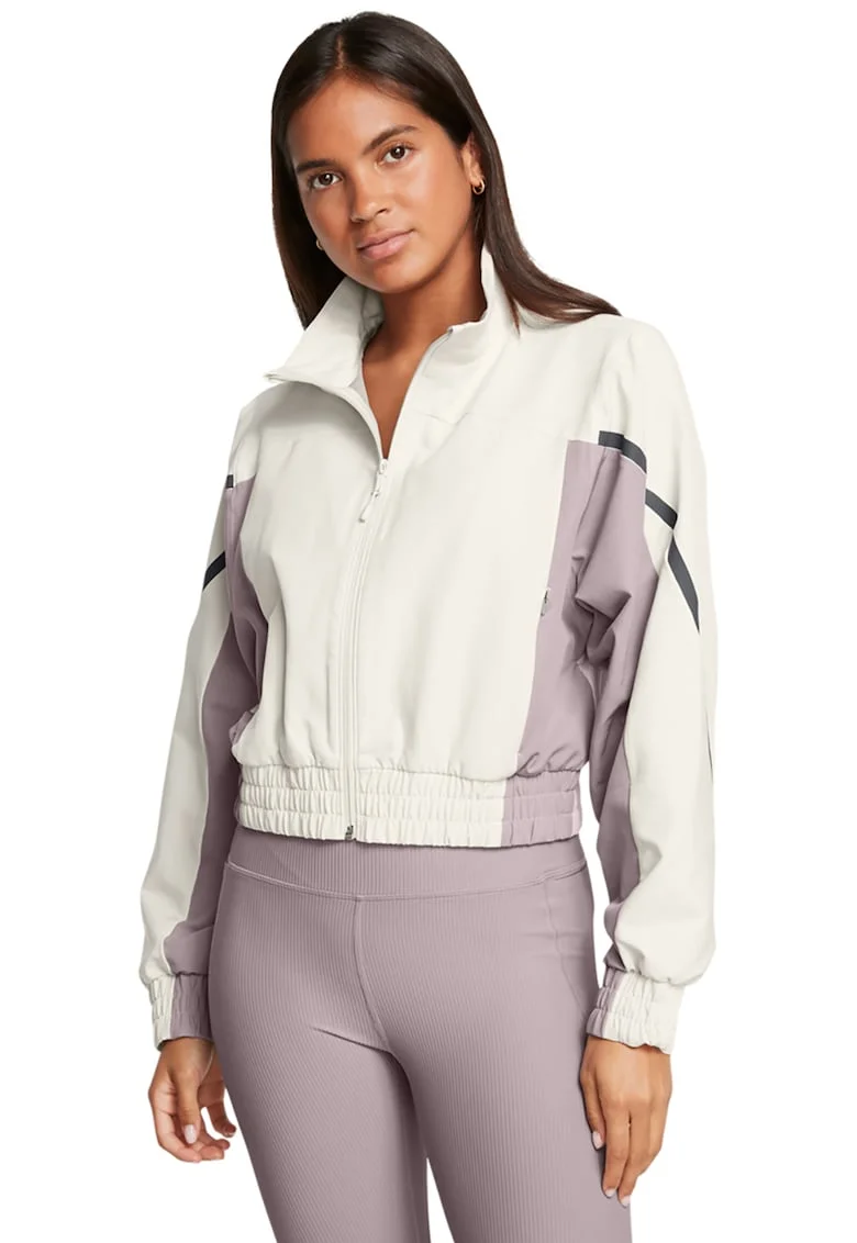 Jacheta crop de trening Unstoppable, Lila pal/Alb murdar