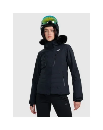 Geaca de schi dama  NeoDry 10000, impermeabila, respirabila, neagra, poliester