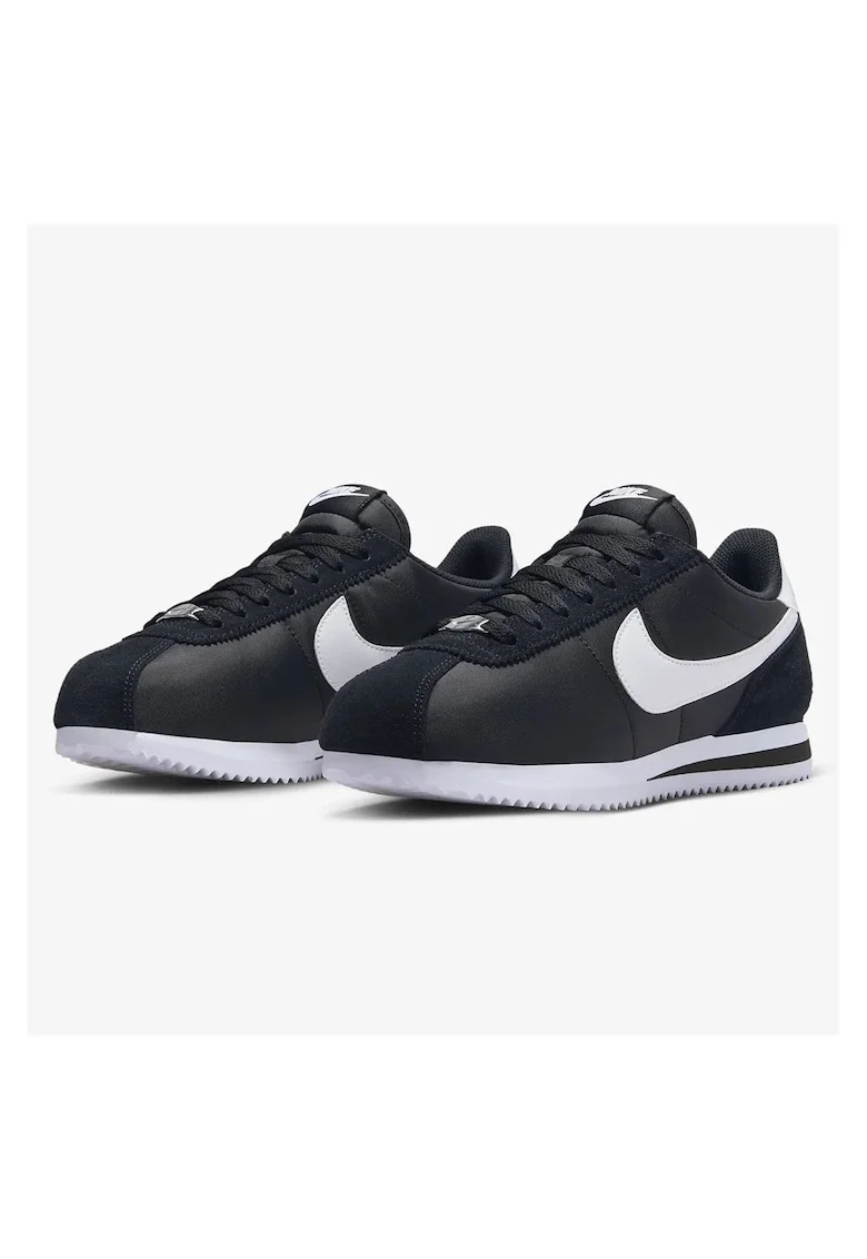 Pantofi sport dama  Cortez, piele naturala/textil, negru