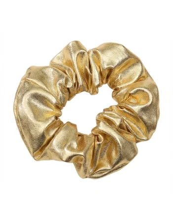 Elastic de Par Scrunchie „Aurora Aurie” – Accesoriu Elegant, Stralucitor si Confortabil pentru Fete, Ideal pentru Ocazii Speciale si Zilnice