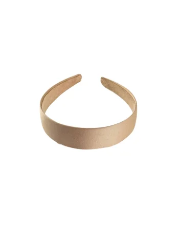 Bentita eleganta pentru fetite, bej clasic, accesoriu versatil si confortabil, ideal pentru scoala si ocazii speciale