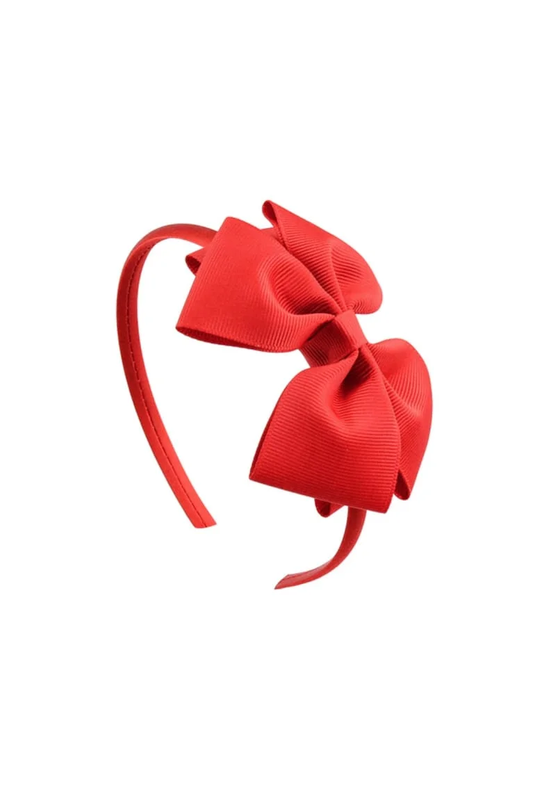 Bentita cu Funda Rosie pentru Fetite - Accesoriu Elegant si Confortabil, Ideal pentru Ocazii Speciale