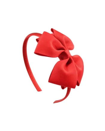 Bentita cu Funda Rosie pentru Fetite - Accesoriu Elegant si Confortabil, Ideal pentru Ocazii Speciale