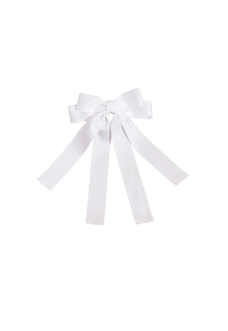 Funda Alba din Satin pentru Fete – Accesoriu Elegant pentru Botez, Ocazii Speciale si Evenimente Festive