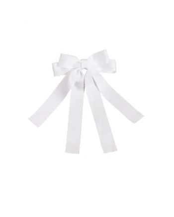 Funda Alba din Satin pentru Fete – Accesoriu Elegant pentru Botez, Ocazii Speciale si Evenimente Festive