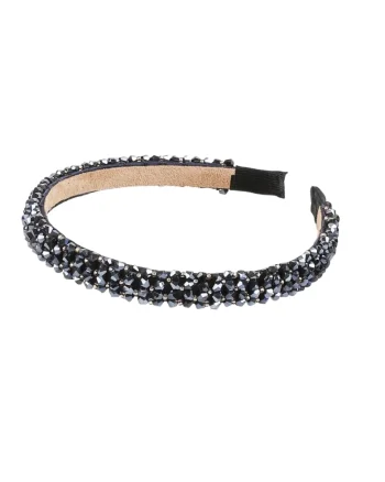 Bentita Eleganta cu Cristale Bleumarin, Accesoriu Stralucitor pentru Fetite, Design Confortabil si Versatil, Ideal pentru Ocazii Speciale si Zilnice