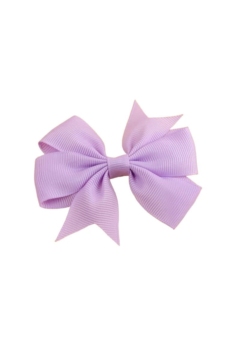 Set agrafe fundita mov pentru fete - Accesorii elegante si rezistente pentru par, 8 cm, 2 bucati