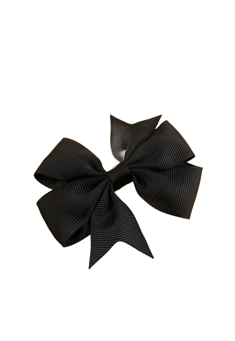 Set 2 Agrafe Fundite Negre pentru Fetite - Accesorii Elegante si Durabile, 8 cm, Potrivite pentru Orice Coafura