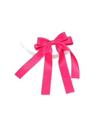 Funda de par fucsia din satin, accesoriu elegant pentru fete - Fixare sigura, ideala pentru ocazii speciale si uz zilnic