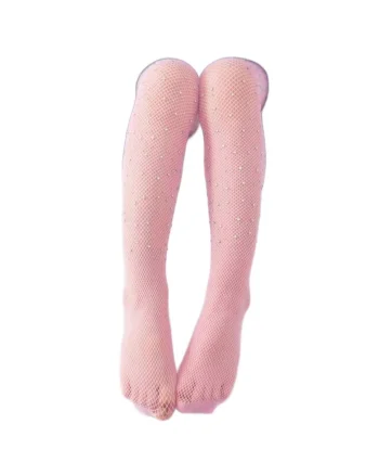 Dresuri Plasă pentru Fetițe cu Pietre de Zirconiu - Eleganță, Confort și Strălucire pentru Ocazii Speciale, Roz