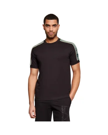 Tricou  EA7 Train Logo Series M SS PRE 55398, Negru