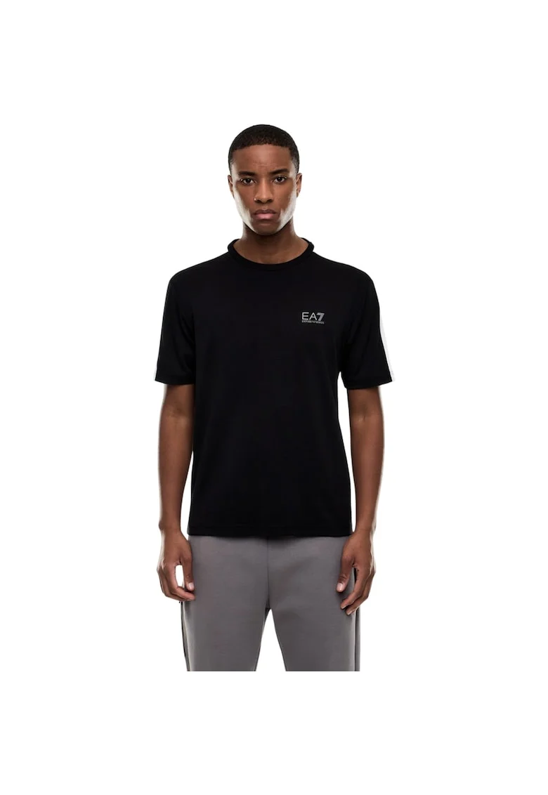 Tricou  EA7 Natural Ventus7 M SS ST 55470, Negru