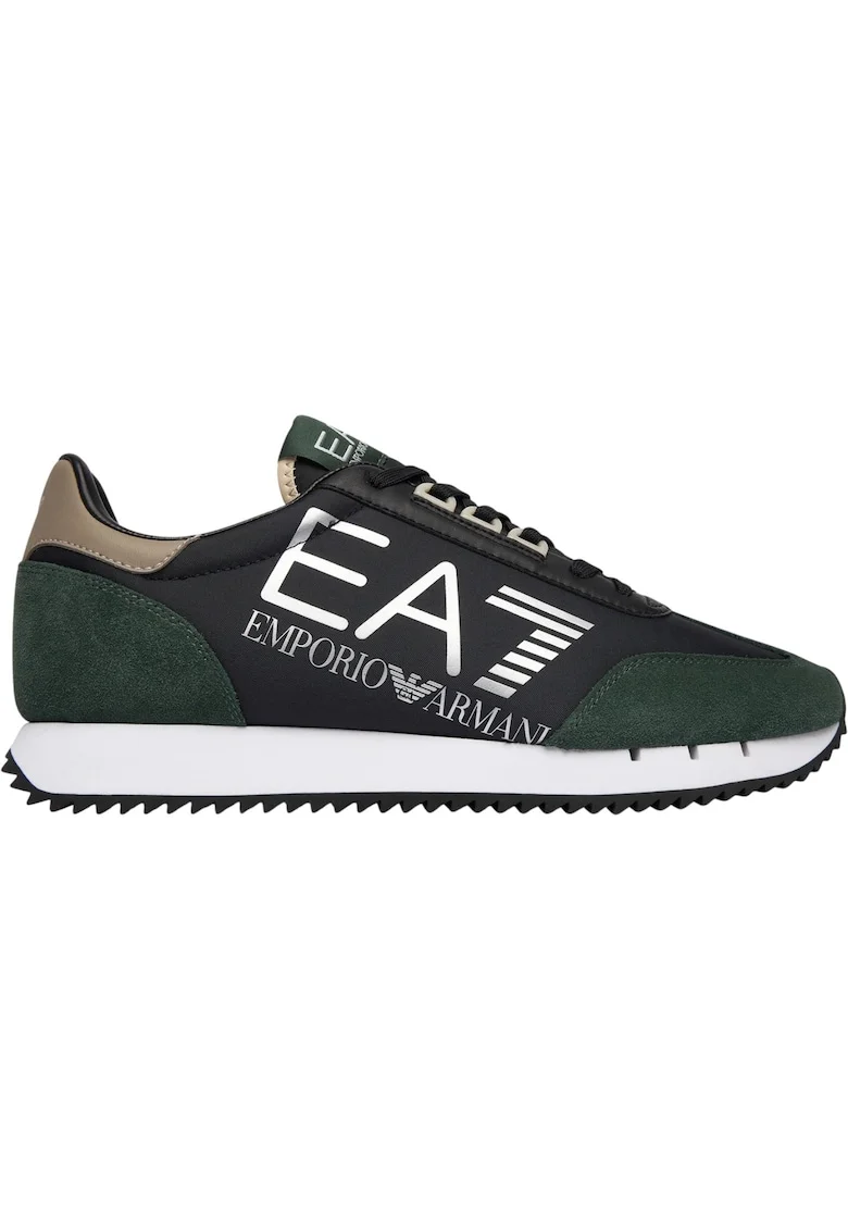 Pantofi sport  EA7 Black&White Vintage NY 55539, Verde/Negru