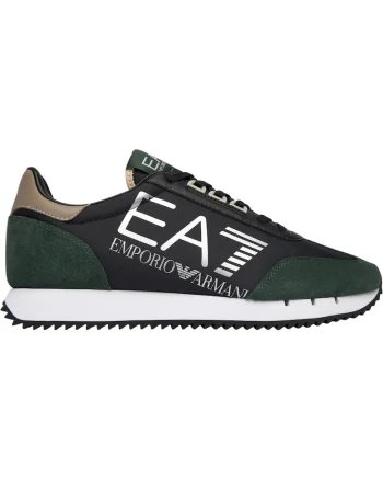 Pantofi sport  EA7 Black&White Vintage NY 55539, Verde/Negru