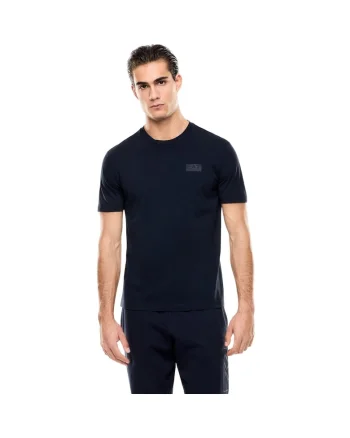 Tricou  EA7 Train Logo Series M Oversize 55452, Albastru inchis