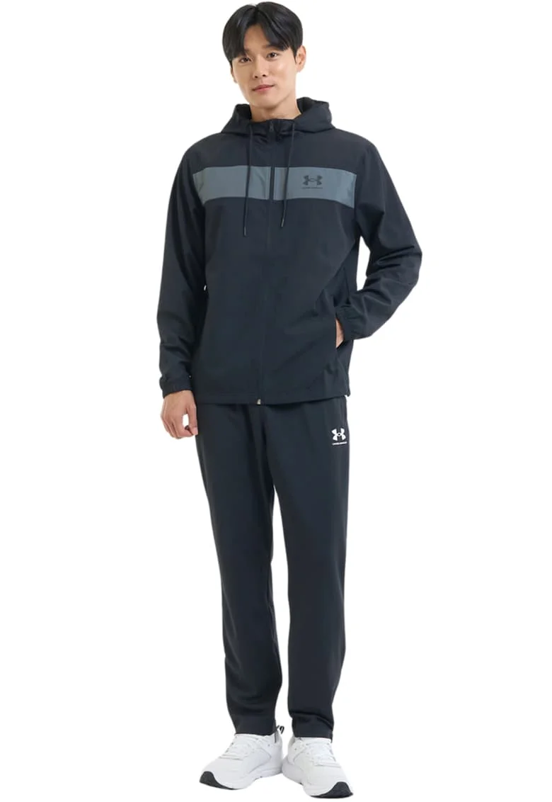 Pantaloni cu snur de ajustare pentru fotbal, Negru