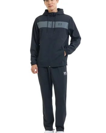 Pantaloni cu snur de ajustare pentru fotbal, Negru