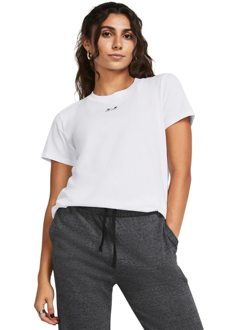 Tricou cu detaliu logo Rival Core, Alb