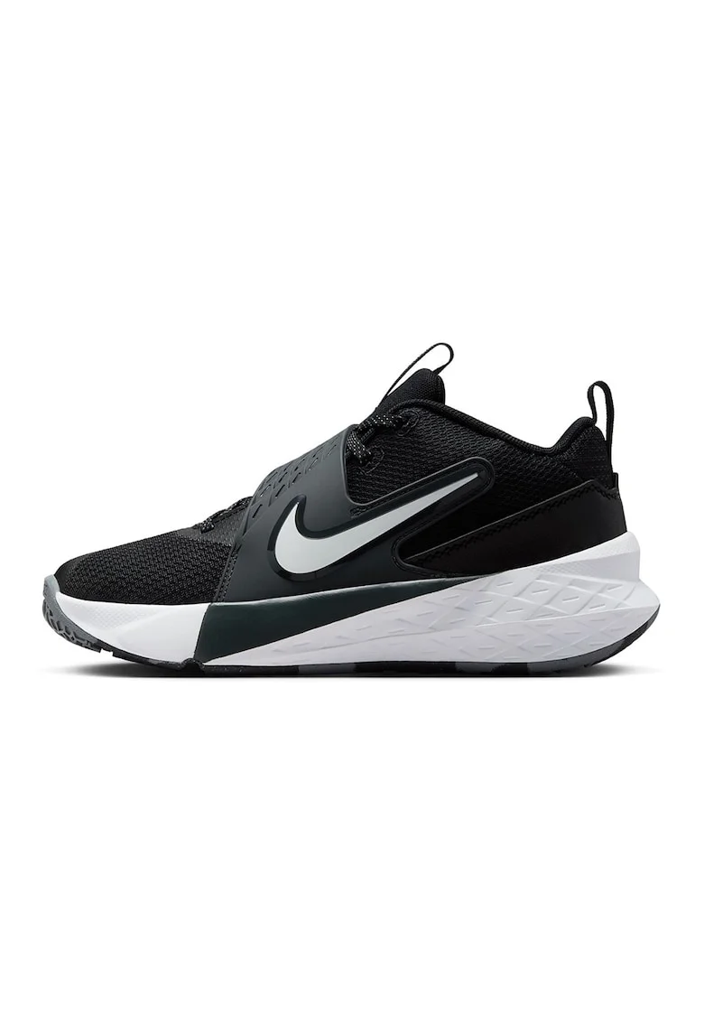 Pantofi Team Hustle D 12 pentru baschet, Alb/Negru