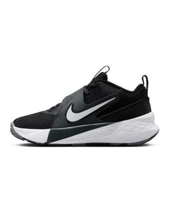 Pantofi Team Hustle D 12 pentru baschet, Alb/Negru