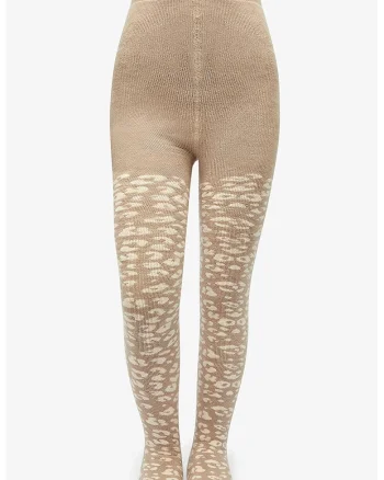 Dres cu model animal print, Bej