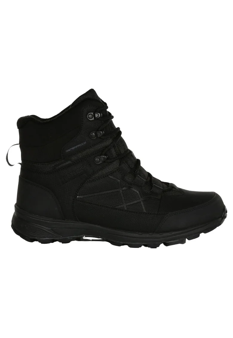Pantofi trekking barbati,  Sintetic/Textil, Negru