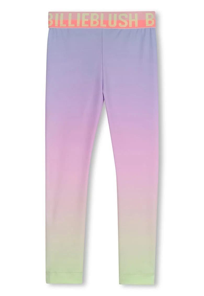 Colanti cu model tie-dye, Galben/Violet/Roz