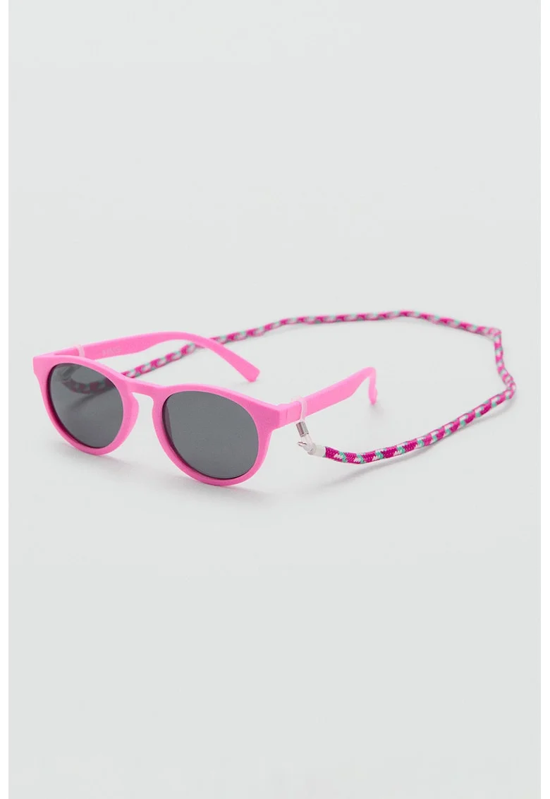 Ochelari de soare pantos cu lant, Roz