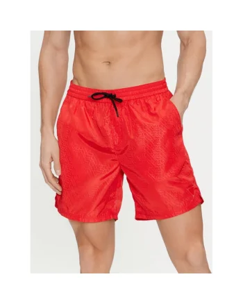Pantaloni scurti sport barbati,  512064, Rosu, Poliester