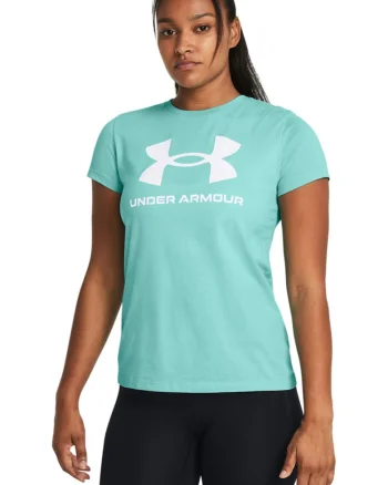 Tricou lejer Rival, Verde pal/Alb murdar