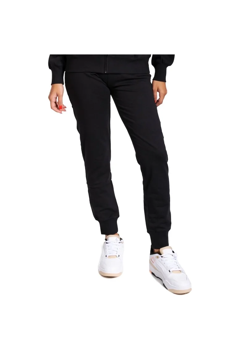 Pantaloni trening dama,  Negru, Bumbac 2185, Negru
