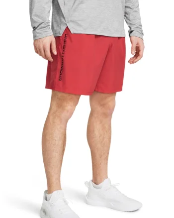 Pantaloni scurti cu detaliu cu logo discret pentru fitness UA Tech™ Wordmark, Coral