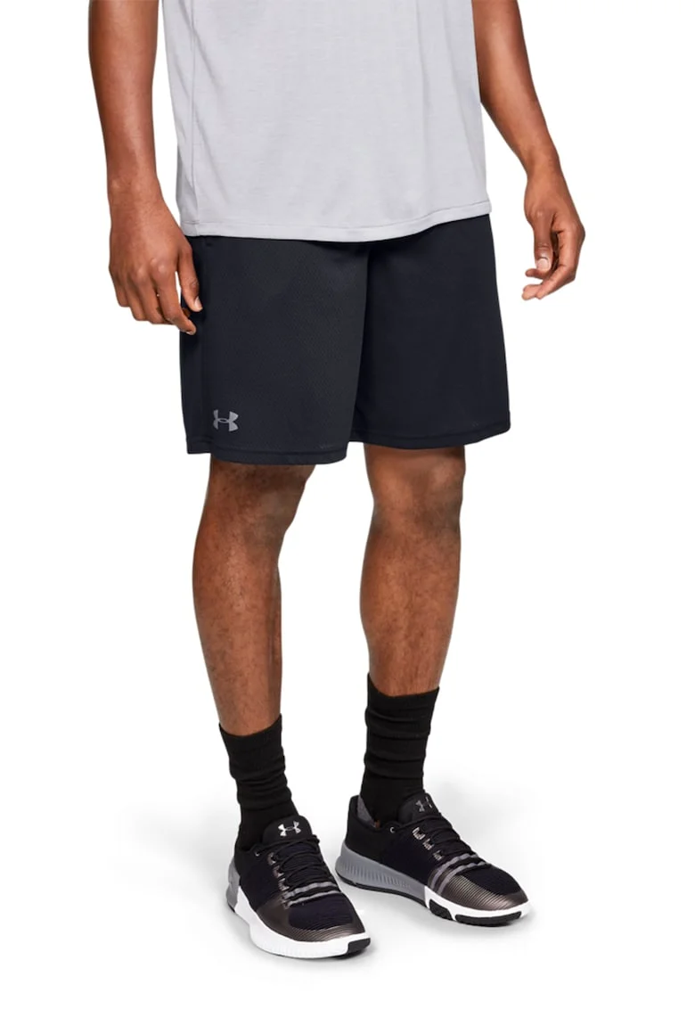 Pantaloni scurti cu buzunare laterale, pentru fitness Tech™, Negru