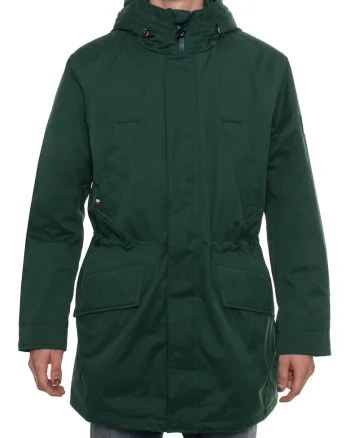 Geaca Parka Barbati,  Culoare Verde Hunter, Verde inchis