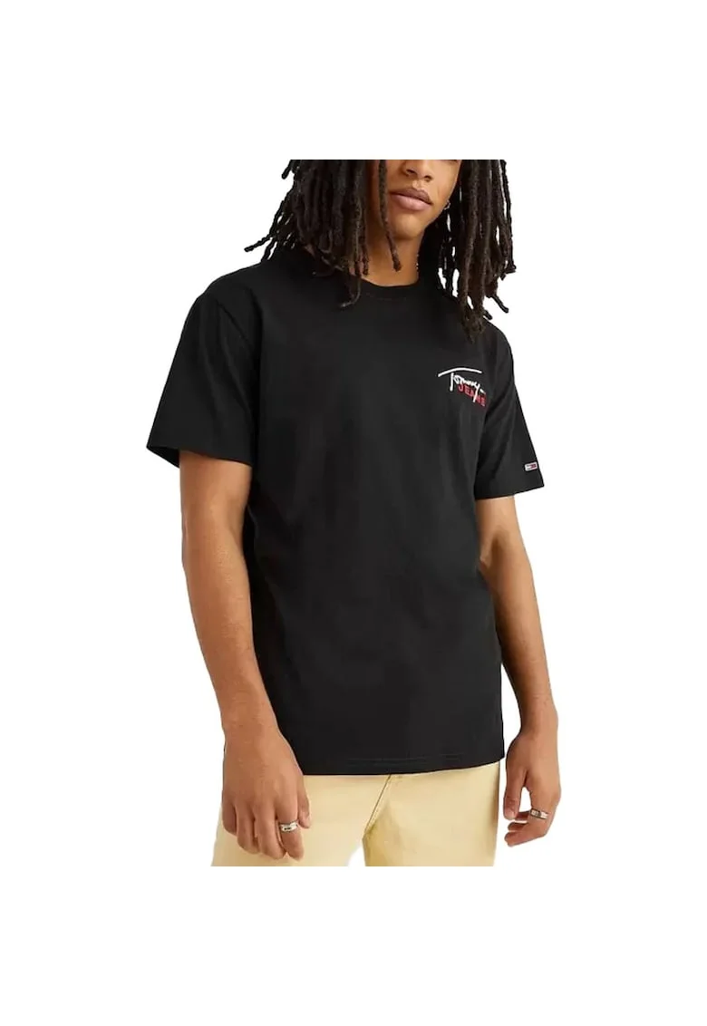 Tricou  Jeans Graphic Signature - DM0DM16236-BDS 25382, Negru