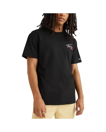 Tricou  Jeans Graphic Signature - DM0DM16236-BDS 25382, Negru