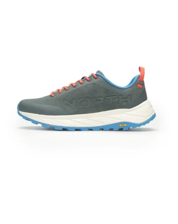 Pantofi de drumetie Vibram® Megagrip pentru barbati Nanga, Albastru/Gri inchis