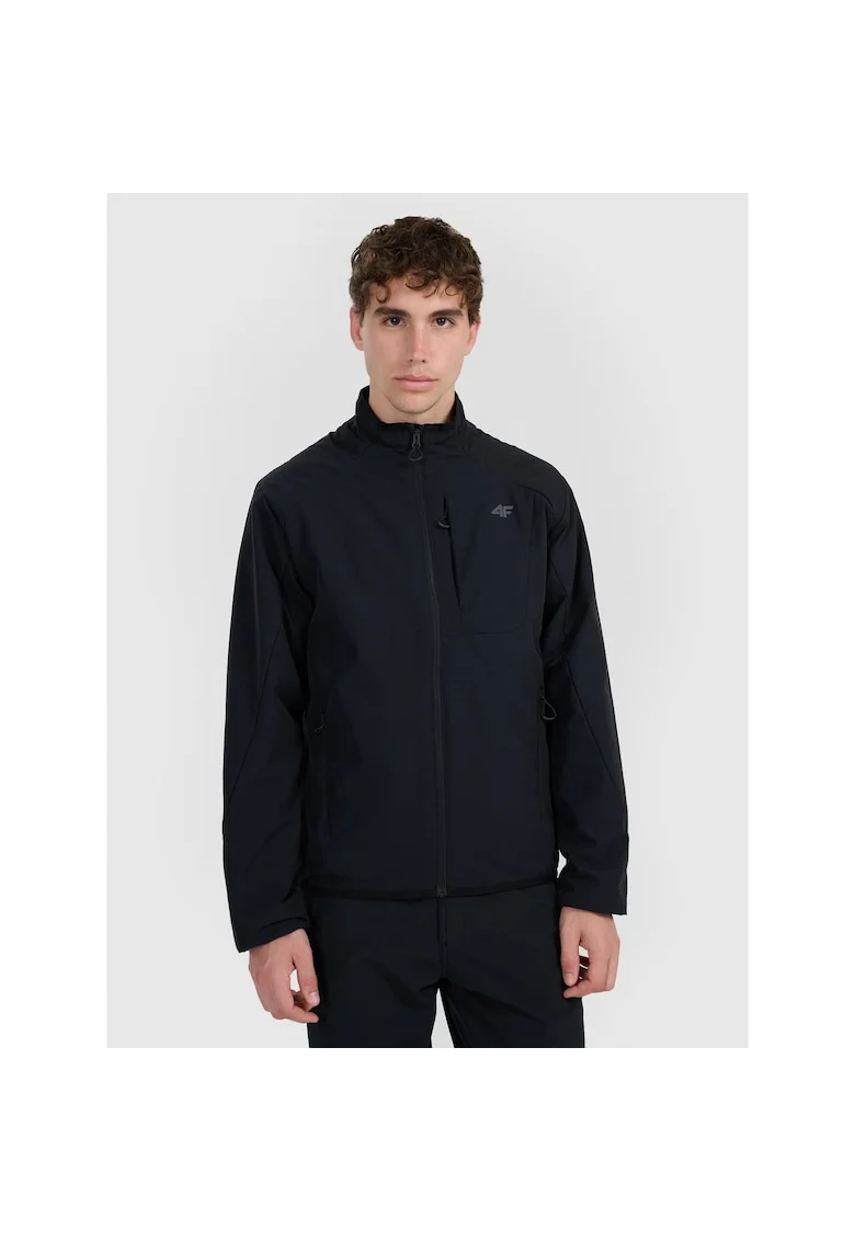 Geaca trekking,  neagra, Negru