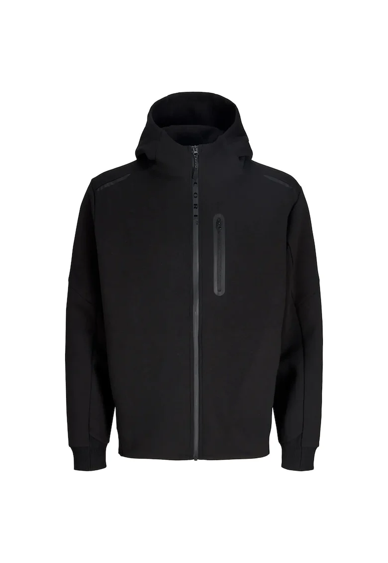 Hanorac JACK &JONES Fusion Full Zip 55912, Negru