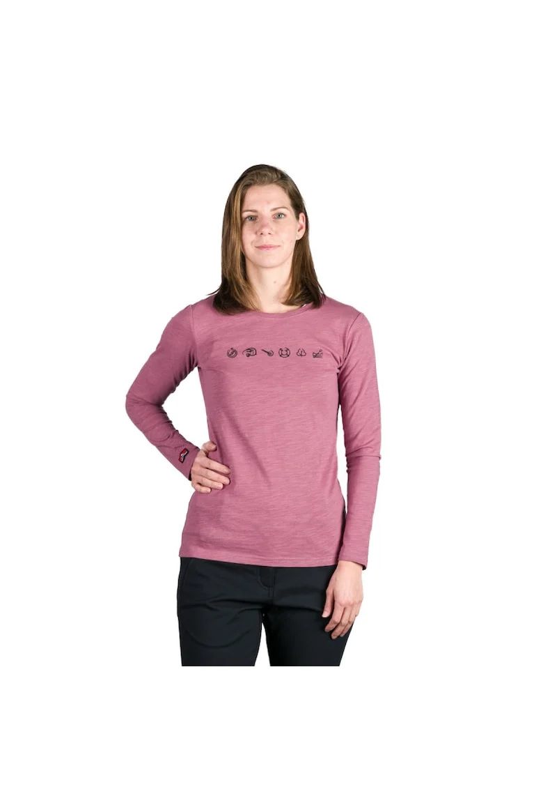 Tricou bumbac dama Elianna, Roz