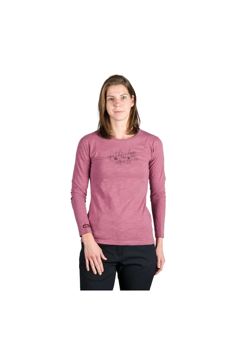 Tricou bumbac dama Iyana, Roz