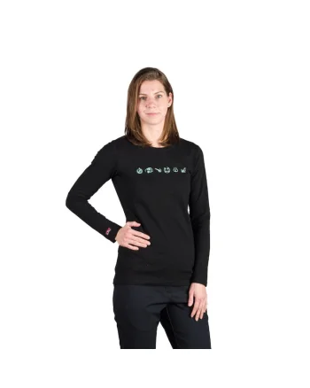Tricou bumbac dama Elianna, Negru