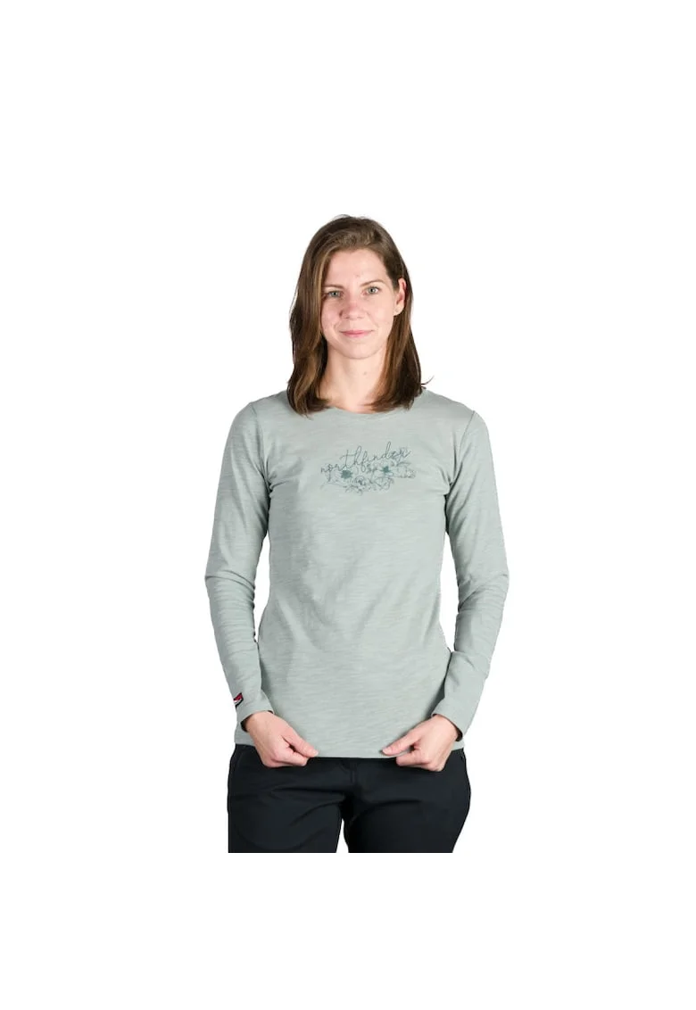 Tricou bumbac dama Iyana, Verde deschis