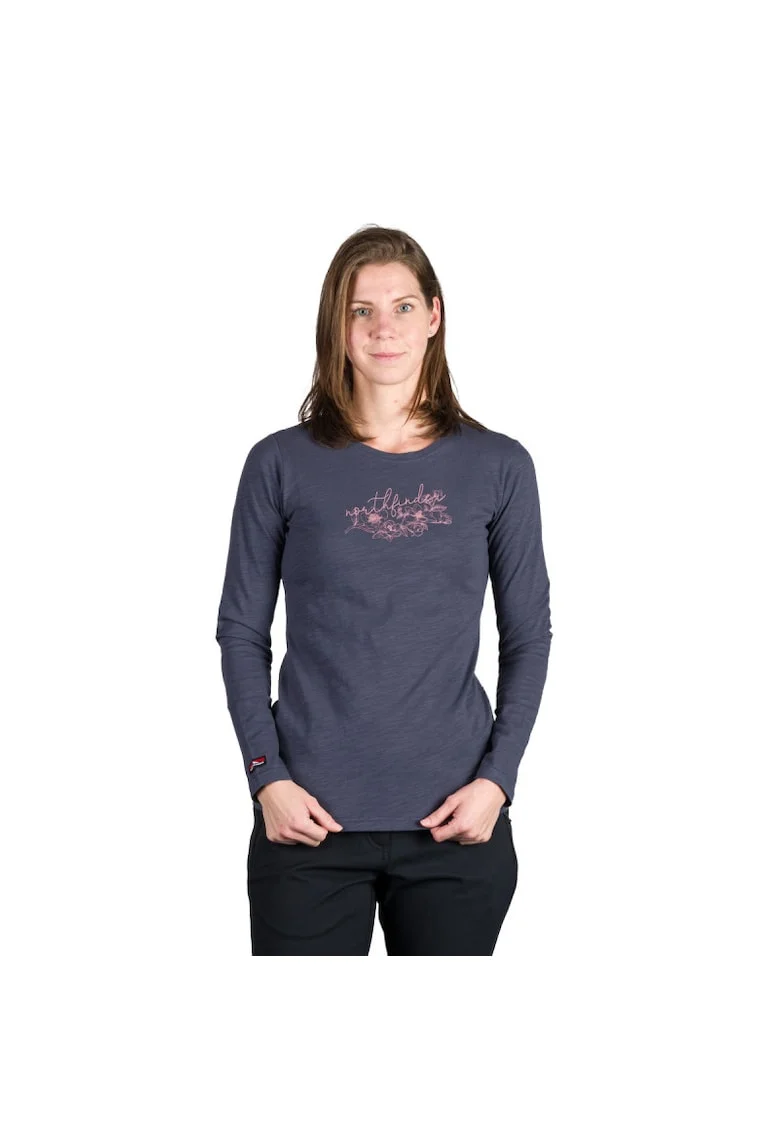 Tricou bumbac dama Iyana, Albastru inchis