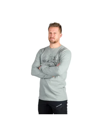 Tricou bumbac organic barbati Ember, Verde deschis